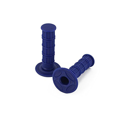 Motorcycle Twist Throttle 7/8" 22mm with Handle Grip Throttle Cable CNC Assembly Universal for TTR 110 230 YZ 85 125 250 PW 50 80 Dirt Pit Mini Bike Blue - color: blue