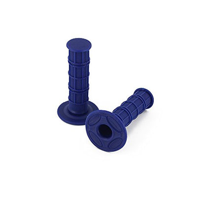 Motorcycle Twist Throttle 7/8" 22mm with Handle Grip Throttle Cable CNC Assembly Universal for TTR 110 230 YZ 85 125 250 PW 50 80 Dirt Pit Mini Bike Blue - color: blue