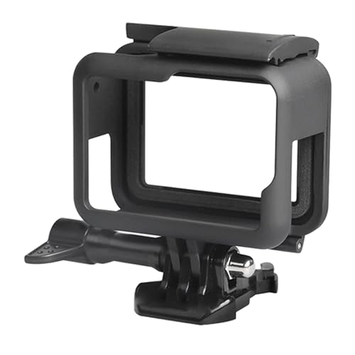 Action Camera Mount The Frame Hero Housing (hero7black/hero6 Black/hero5 Black/hero7 Silver/hero7 White/Hero(2018)) Microphone Case Compatible with Gopro Hero Case Mount mounting