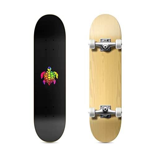 2 Pack Turtle Tie Dye Reflective Vinyl Car Decals Stickers, Van Trucks Women Men Motorcycle Laptop Decals Skateboard Bike Bumper Window 5.1" - color: Turtle-3