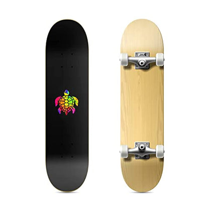 2 Pack Turtle Tie Dye Reflective Vinyl Car Decals Stickers, Van Trucks Women Men Motorcycle Laptop Decals Skateboard Bike Bumper Window 5.1" - color: Turtle-3