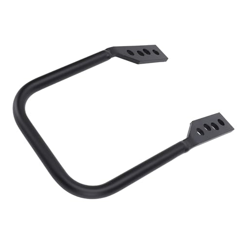 Motorcycle GPS Phone Navigation Bracket, 12mm Iron Tubing Construction Motorcycle GPS Navigation Mount Bracket, Front Bar Phone Holder with Adjustable Height Holes for