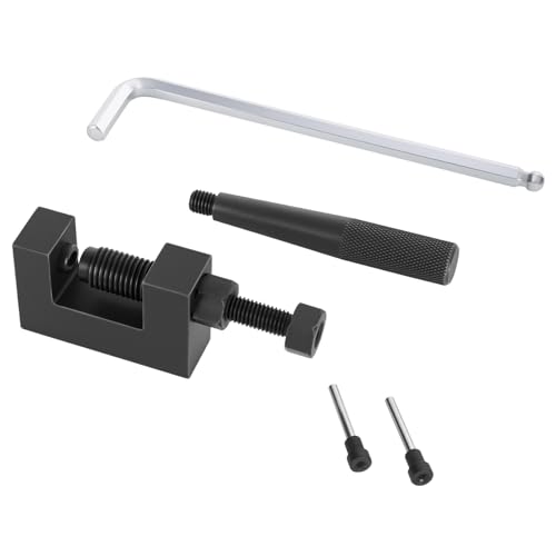 DYC Professional Chain Breaker Tool 420–530 with 2 Replaceable Cutting Pins & Hex Key, Fits 40/410/415/420/428/50/520/525/530 Roller Chain for Motorcycle/ATV/Mini Bike/Pit Bike/Dirt Bike & Go Kart - size: PRO Chain Breaker 420-530