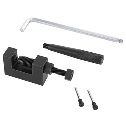 DYC Professional Chain Breaker Tool 420–530 with 2 Replaceable Cutting Pins & Hex Key, Fits 40/410/415/420/428/50/520/525/530 Roller Chain for Motorcycle/ATV/Mini Bike/Pit Bike/Dirt Bike & Go Kart - size: PRO Chain Breaker 420-530