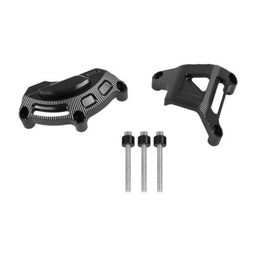 Engine Case Side Cover Guard Protector Replacement for Suzuki V-Strom 800 DE GSX-8S GSX8S GSX 8S 2023 2024 2025 Aluminum Engine Stator Frame Slider Crash Pad Protective Accessories Black