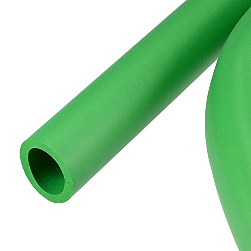 MECCANIXITY Foam Grip Tubing Handle Grips 7/8"(22mm) ID 3/16"(5mm) Wall Thick 5ft Green Non-slip for Fitness, Tools Handle Support - color: Green, size: 22mm x 32mm
