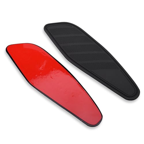 Motorcycle Tank Protector, Non-Slip Gas Tank Pad Sticker Set, Black Rubber Protection for Yamaha XSR700 2018-2025, Vehicle Specific Fit