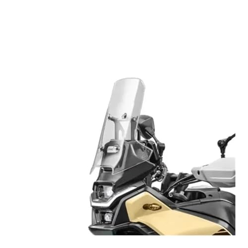 WindScreen Front Screen Wind Deflector Motorcycle Windshield Acrylic Windshield for CF&Moto 450 MT CF 450MT MT450 Front Windshield 450MT Heightened Windshield - color: 50 Transparent