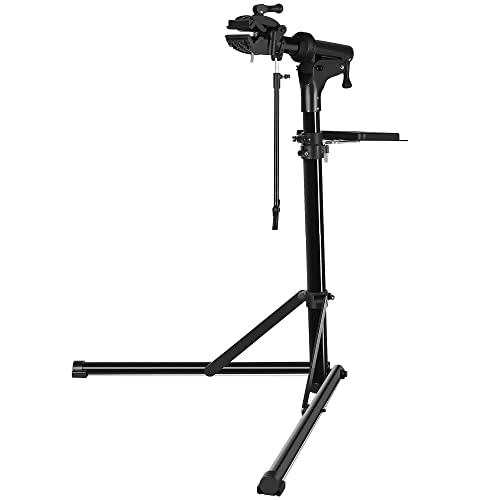 CXWXC Bike Repair Stand -Shop Home Bicycle Mechanic Maintenance Rack- Bike Workstands for Mountain Bike and Road Bike (rs100) (Black) - color: B: Black