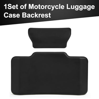 Motorcycle Top Case Passenger Backrest, PSLER Universal Motorcycle Back Cushion Top Box Trunk Cushion Tail Box Case Cushion Passenger Backrest Back Pad Trunk Sticker Decal Backrest