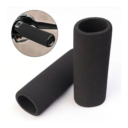 Motorcycle Handle Grips Bar Motorcycle Handlebar Cover Slip-on Foam Anti-slip Moto Handle Levers Grips Anti Vibration Comfort Grip Sleeve 4/1PCS - color: 2pcs