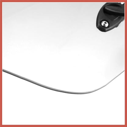 ACROPIX 37cm Motorcycle Windshield Motorcycle Wind Deflector Clear Lens Adjustable Clip Windshield Extension Universal Fit for Most Motorcycle Scooter Car Parts