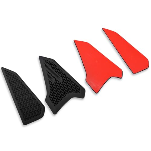 for CBR650R CB650R CBR CB 650R Motorcycle Fuel Tank Traction Pad Side Gas Knee Grip Protective Sticker Protector (for Honda Vehicle) (2019 Onwards), Black