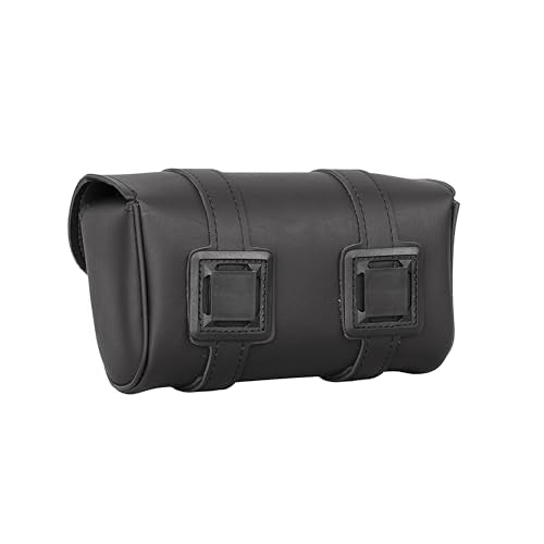 Daniel Smart Two Strap Tool Bag with Stud Design -Waterproof and Durable Premium Synthetic Leather with Stunning Twist and Pin Buckle Lock - style: Ds5602s-fbm