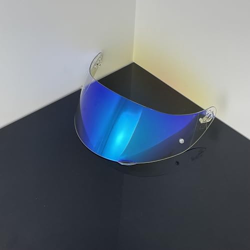 902 Helmet Visor Replacement,Motorcycle Helmet Face Shield for ILM 902,902L,902BT (Revo Clear Blue-Day&Night Use) - color: Revo Clear Blue-day&night Use