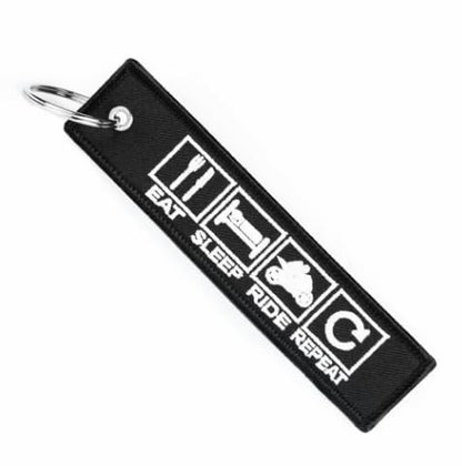PrimeSecrets Keychains for Motorcycle, Scooter, Car, Mopes, ATV, Backpack Gift Men Women Street Racing Auto Parts Accessories - color: Esrr