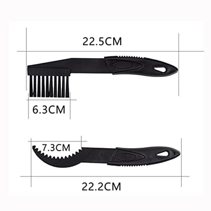 4 pcs Bike Chain Cleaning Tool Set Bicycle Chain Cleaning Brush Scrubber for Mountain Bike Road Bike Motorcycle