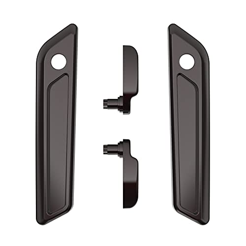 Advanblack Saddlebag Latches Covers, Lid Lifters Levers Fit for 2014+ Harley Touring Hard Saddlebags - Black Forest - color: Black Forest