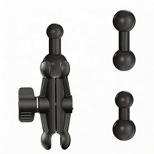 3-Pack Ball Adapter Set for RAM Mounts B Size: 1inch to 25/20/17mm, Compatible with Garmin GPS, Phone Mounts, Car/Motorcycle/Camera (3.73” Ball Mount Arm) - style: 3.73” Ball Mount Arm+1inch-1inch/20/17mm Adapter