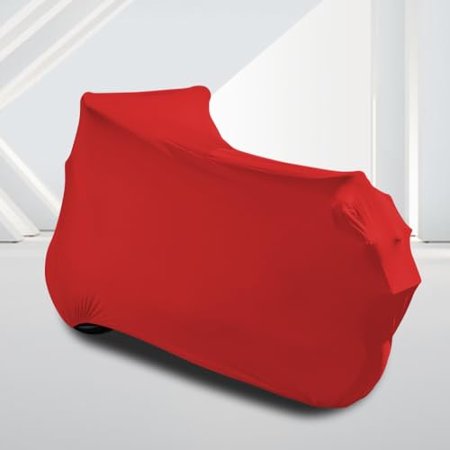 WinPower Indoor Motorcycle Cover, Soft Stretch Elastic Dustproof Scratchproof Cover for Motorbikes, 96inches - size: XL(96 x 41 x 49 inches)