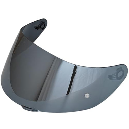 K1 Helmet Visor Replacement,K5 Motorcycle Helmet Face Shield Compatible with K1 K1S K3SV K5 K5S (Silver) - color: Silver