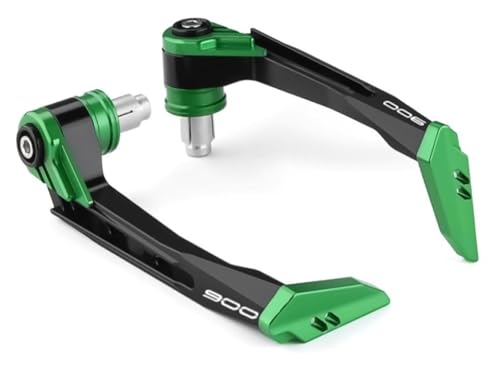For Kawasaki Z900 ZR900 Motorcycle Brake Clutch Lever Guards Bar End Handguard 2017-2025 Model Handlebar Protector Accessories(Green) - color: Green