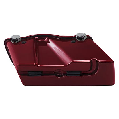 XMT-MOTO Hard Saddlebags Saddle bags Fit for Harley 1994-2013 Touring models road glide road king ultra street glide electra glide and 1984-2017 Softail models Red Hot Sunglo - color: Red, size: Standard