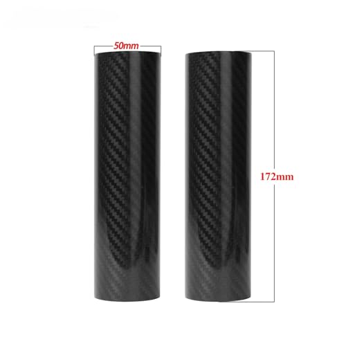Fit for Most Motorcycle 160-260MM Carbon Fiber Adjustable Front Fork Shock Guard Protector for KTM HO&NDA YAM&AHA SUZ&UKI (Length:172MM) - size: Length:172MM