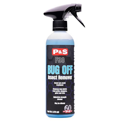 P&S Professional Detail Products Bug Off Insect Remover – Industrial-Strength Bug Splatter Cleaner, Safe for Paint, Trim & Grills, Pre-Wash Treatment, Easy Spray & Rinse Formula - 16oz - size: 16 Fl Oz (Pack of 1)