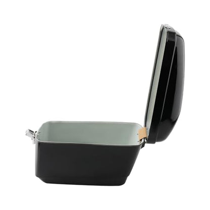 maXpeedingrods Motorcycle Hard Saddlebags for Harley Honda Yamaha Suzuki Kawasaki Victory, Universial Saddle Bags,Gloss Black