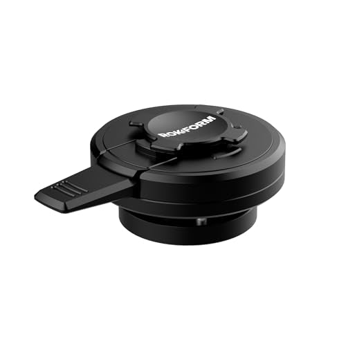 Rokform – Universal Motorcycle Mount Vibration Dampener, for Motorcycle and Bike Phone mounts, for iPhone, Samsung, & Pixel Twist Lock Cases (Black)
