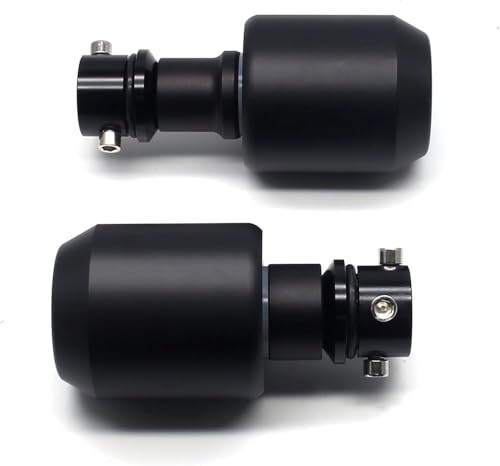 MZS Motorcycle Frame Sliders, Falling Anti Crash Protector Guards No Cut Kits CNC Black Compatible with ZX4R ZX4RR 2023-2025 / ZX25R 2021-2022