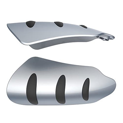 US Stock Advanblack Color Matched Hand Guard For Harley Touring & Softails - color: Barracuda Silver