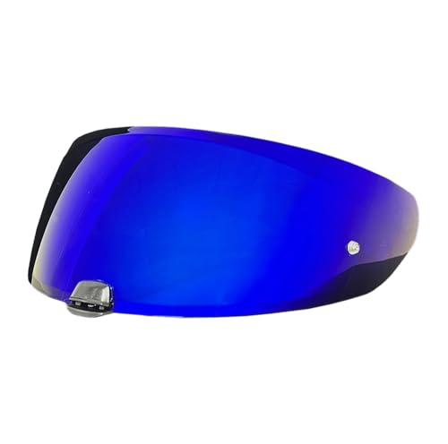 HJ-31 Helmet Visor for i70/i10,UV Protection Windproof Moto Helmet Visor Shield Helmet Accessories Compatible with HJC i70 i10(Revo Deep Blue) - color: Revo Deep Blue