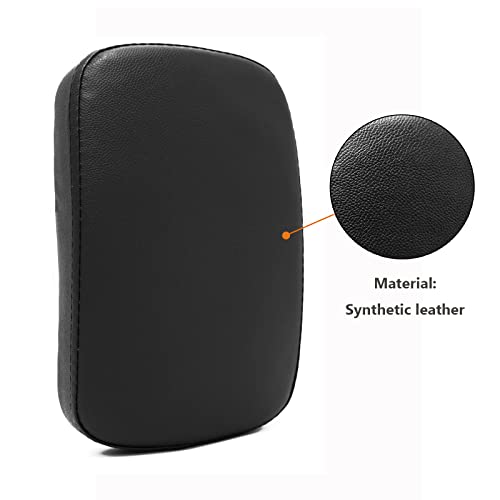 Motorcycle Leather Pillion Pad 6 Suction Cup Rear Passenger Seat for Harley Cruiser Chopper Custom Bikes