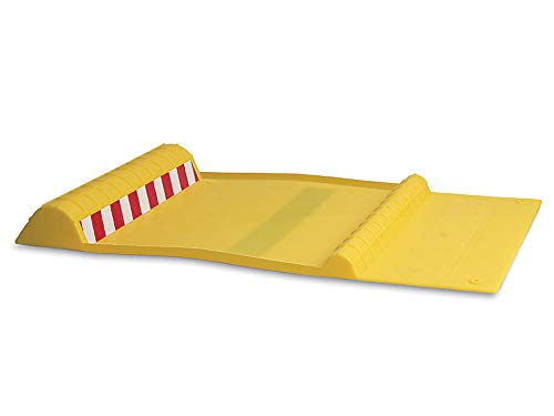 Maxsa 37356-RS Park Right 21" x 11" x 2" Parking Mat, Yellow, Amazon Exclusive - color: Yellow, size: 1-pack
