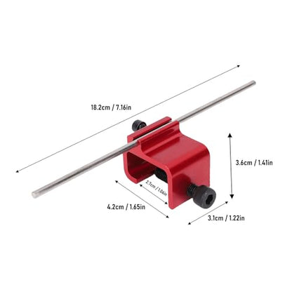 N Alignment Tool 08-0048,Aluminium Alloy Motorcycle Chain Alignment Tool for ATVs and UTVs Er,Sprocket Chain Adjustment,Vehicle Performance (Red) - color: Red