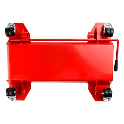 Bruce&Shark Motorcycle Center Stand Move Dolly Mover with 360 Degree Casters for Home Garage,Workshop, Display Room,500 lb Weight Capacity,Hardened Steel-Plate
