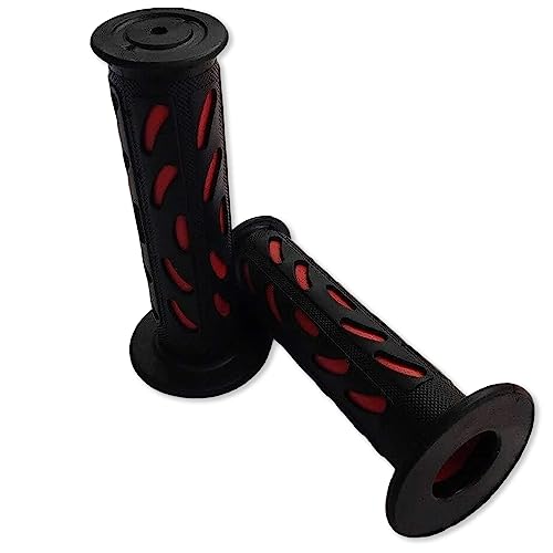 WATERCRAFTS Bean Style Engraved Gel Grips RED Compatible with ATV Quad WATERCRAFT BOMBARDIER Jet SKI ATV Recon Rincon Brute Force Prairie Grizzly Kodiak(7/8" Both Side) - color: G