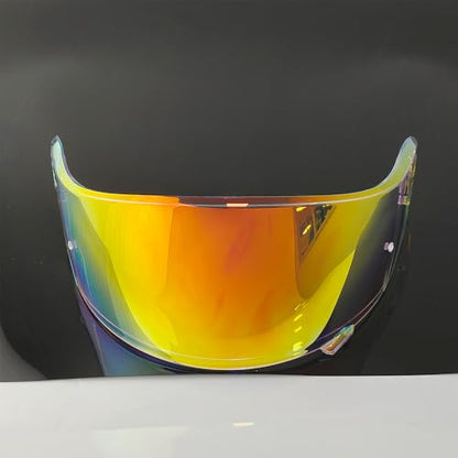 Neotec 2 Helmet Visor Replacement.CNS-3 Motorcycle Helmet Shield UV Protection Compatible with Neotec 2 (Revo Clear Red+Anti Fog Film) - color: Anti Fog Film+revo Clear Red