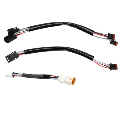 8" Extended CAN-Bus Harness Switch Control Wire & 4" TBW Throttle by Wire Handlebar Extension Kit for Harley 2016-2023 Touring and Softail Models - style: 8" and 4"