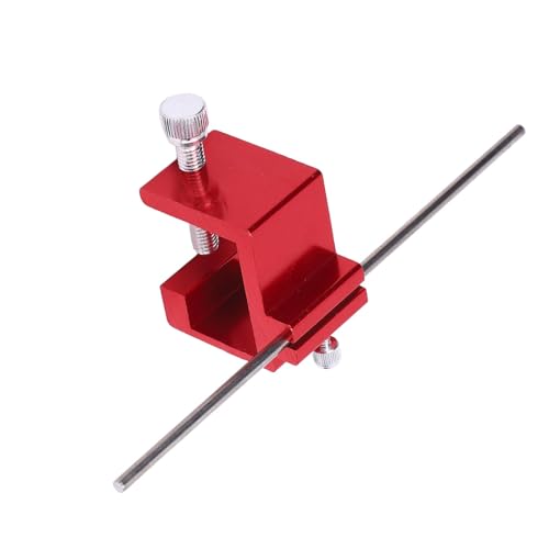 Keenso Motorcycle Chain Alignment Tool, Aluminum Alloy, Accurate Chain Adjustments, Universal for Motorcycles and ATVs (Red) - color: Red