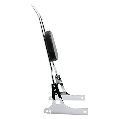Motorcycle Detachable Pad Passenger Backrest Sissy Bar for 2006-2016 Harley Davidson Dyna FLD Street Bob FXDB FXD Wide Glide Super Glide Custom FXDC Low Rider FXDL Chrome - color: Chrome
