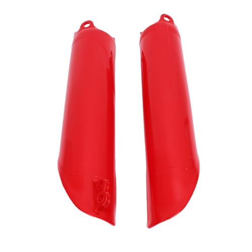 Aramox 1 Pair Front Fork Guard Shock Covers, Front Shock for CR125 CR250 CR500 1993-2007, CRF250R 2004-2018 Red