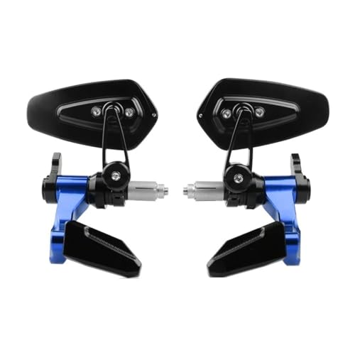 Rear view Mirrors For PCX 150 For PCX160 Motorcycle Handle Protector Lever Side Rearview Mirror HandGuard Mirrors Bar End Rear View Mirrors (Color : 1) - color: 1