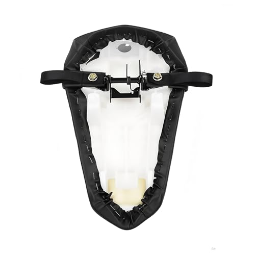 Rear Passenger Pillion Seat Compatible with Yamaha YZF R1 2015-2024, YZF R6 2017-2024, R1S 2016-2018 - Black Motorcycle Tandem Cushion Pad Replacement - size: Yamaha R1 15-22