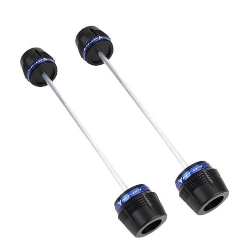 Motorcycle Body Frame Slider MT07 MT09 MT03 Crash Slider For YA&MAHA MT 07 09 03 2014-2024 2025 Motorcycle Accessories Front Rear Wheel Axle Fork Protector - color: Front Rear Blue-MT07