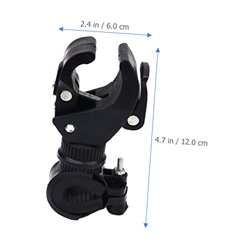 Totority 3pcs Rotatable Bike Flashlight Bracket Holder for Mountain Biking Stable and Practical Flashlight Storage Rack for Cycling Safety Design for Easy Use