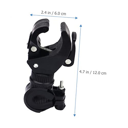 Totority 3pcs Rotatable Bike Flashlight Bracket Holder for Mountain Biking Stable and Practical Flashlight Storage Rack for Cycling Safety Design for Easy Use