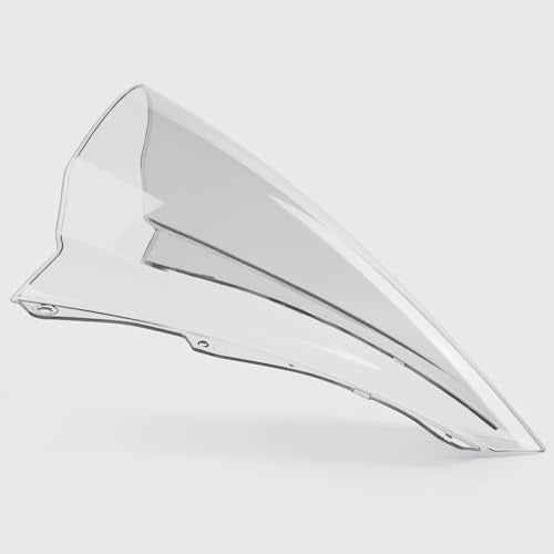 Motorcycle Windscreen Windshield Motorcycle Front Fairing Flyscreen Wind Deflector Windshield Spoiler Compatible with Kawasaki Ninja ZX-4R/4RR 2023 2024 Ninja ZX-25R 2021-2024 (Clear) - color: Clear